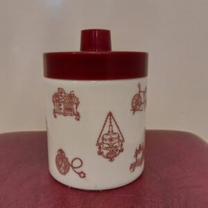 Opaline voorraad potje